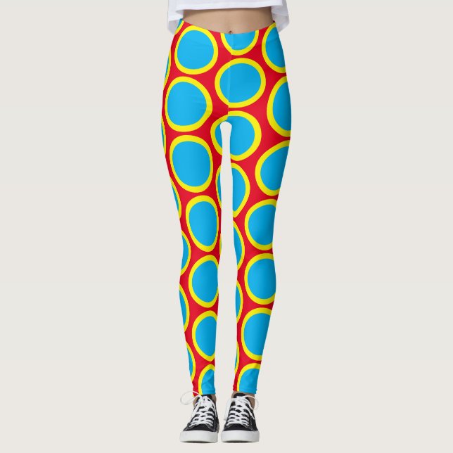 Kreise Leggings (Vorderseite)