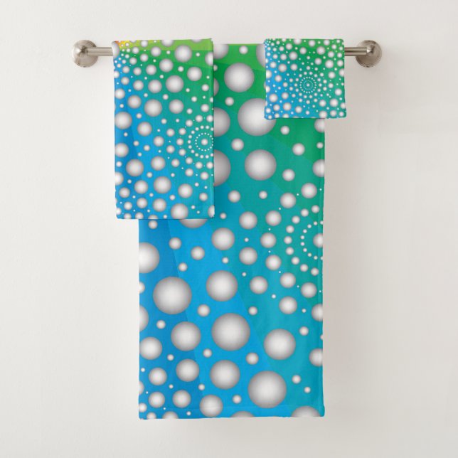Kreise Mandala 2 Badhandtuch Set (Insitu)