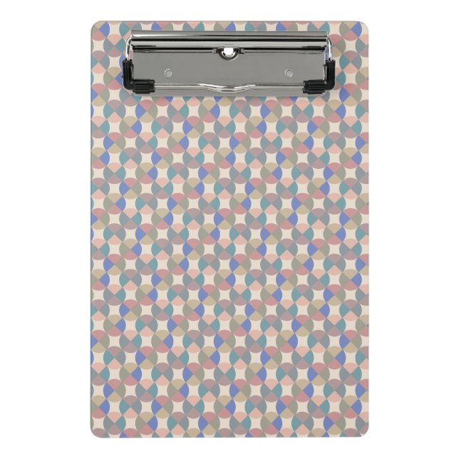 Kreise Mini Klemmbrett (Vorderseite)