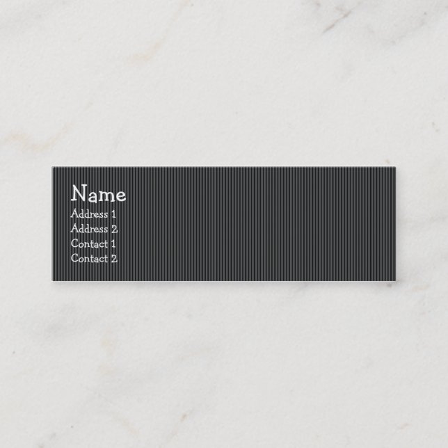 Kreise Mini Visitenkarte (Vorderseite)