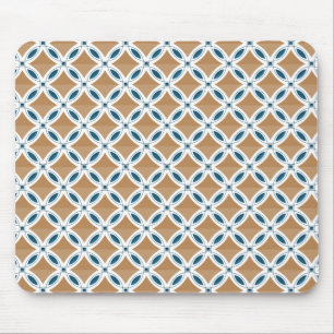 Kreise mit Linsenmuster und Diamant Mousepad