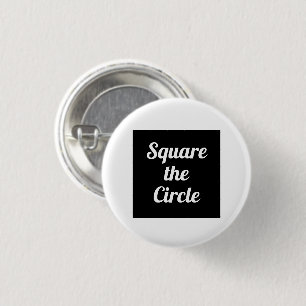 Kreise quadrieren Knopf Button