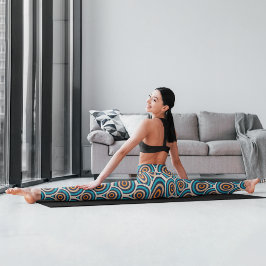 Kreise Retro Capri Leggings