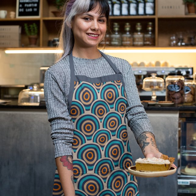 Kreise Retro Schürze (Von Creator hochgeladen)