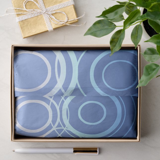 Kreise Seidenpapier (Geschenk)