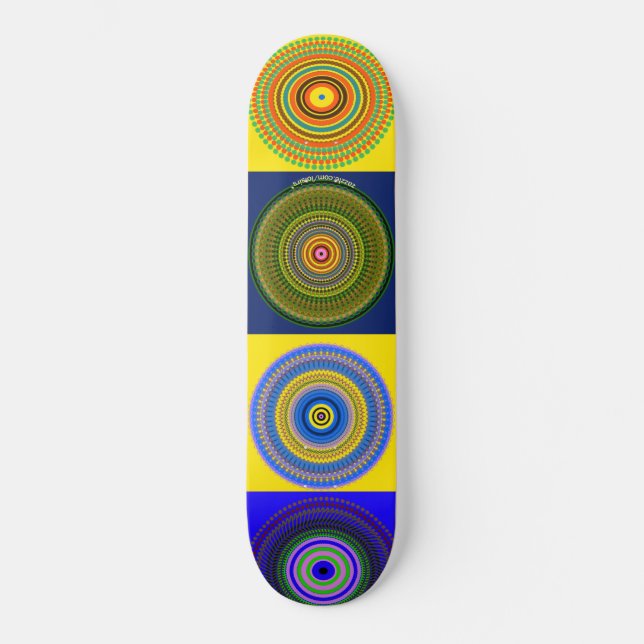 Kreise Skateboard (Vorderseite)