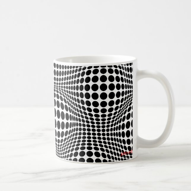 Kreise und Hügel 2 Kaffeetasse (Rechts)