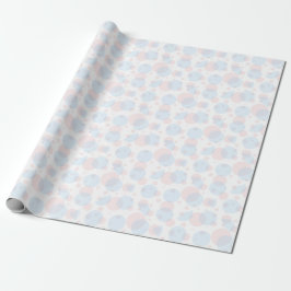 Kreise und Polka-Punkte Geschenkpapier