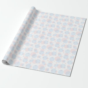 Kreise und Polka-Punkte Geschenkpapier