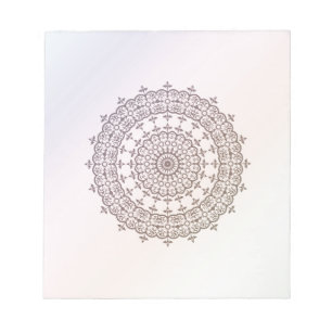 Kreise und Regenbogen Notizblock