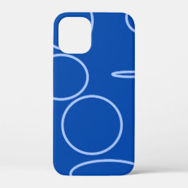 Kreise und Schleifen in Blau Case-Mate iPhone Hülle