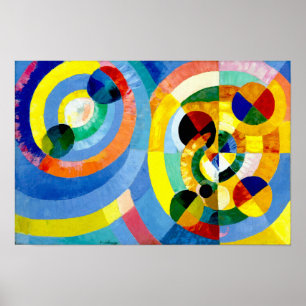 Kreisformen durch Robert Delaunay Poster