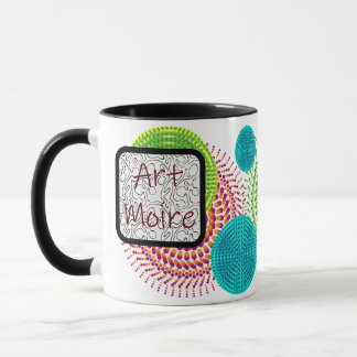 Kreisförmige Moiré Tasse