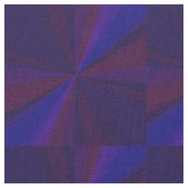 Kreisförmiger Farbverlauf-Patchwork Blau zu Lila Stoff (Nahaufnahme)
