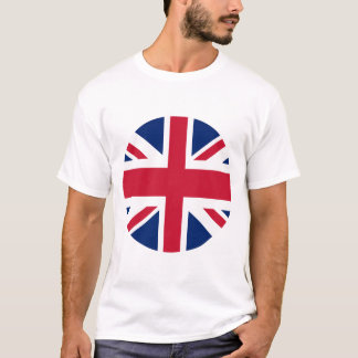 Kreisförmiger Union Jack Herren T-Shirt
