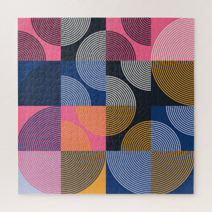 Kreisgeometrische Vintage Artwork