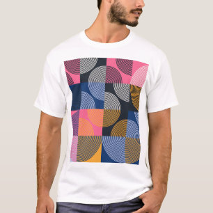 Kreisgeometrische Vintage Artwork T-Shirt