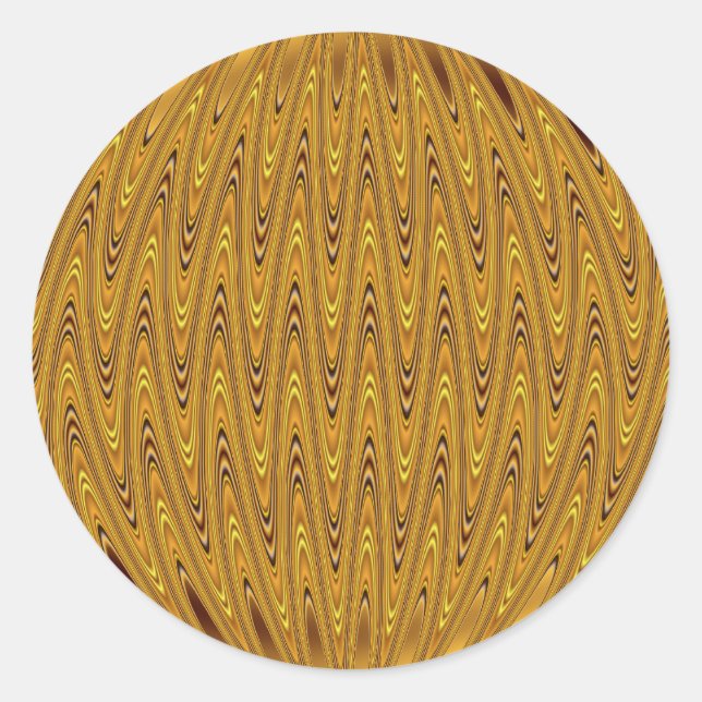 Kreisgold Runder Aufkleber (Vorderseite)
