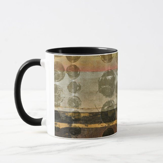 Kreisgrüne Tropfen Tasse (Links)