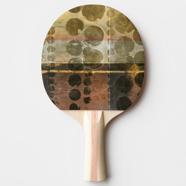Kreisgrüne Tropfen Tischtennis Schläger (Vorderseite)