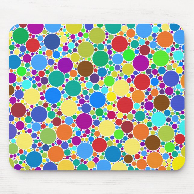 Kreishintergrund Mousepad (Vorne)