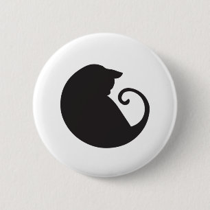 Kreiskatzen-Knopf Button