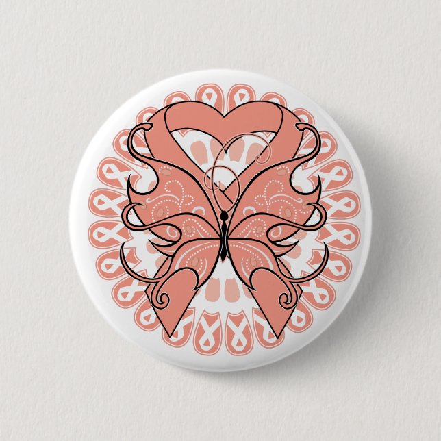 Kreislauf des Uteruskrebs Button (Vorderseite)
