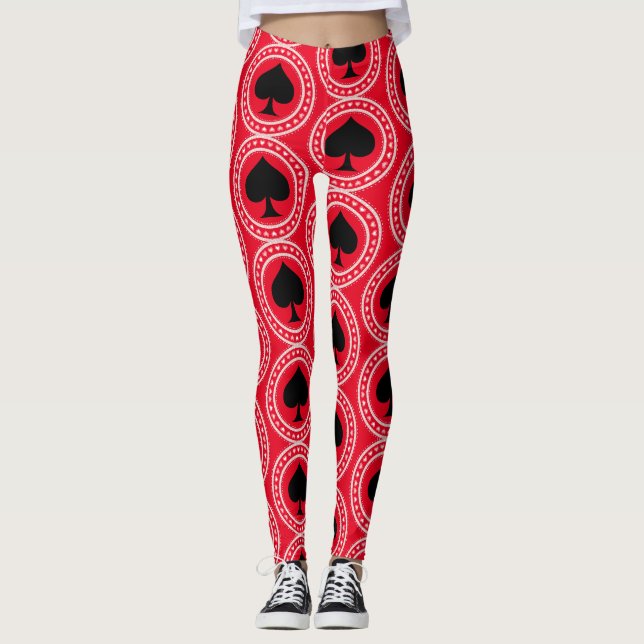 Kreislaufmittel Schwarze Spades Thunder_Cove  Leggings (Vorderseite)