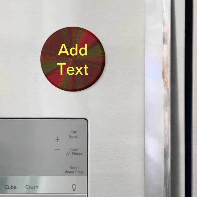 Kreislaufpatchwork Rot bis Grün Magnet (In Situ (Kühlschrank))