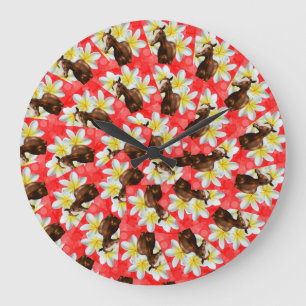 Kreislaufpferde und Frangipani, Große Wanduhr