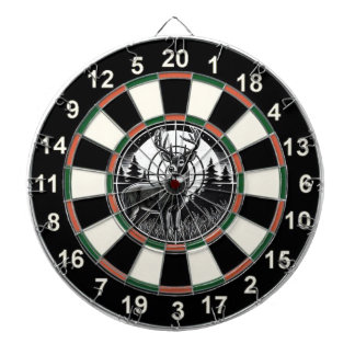 Kreislaufwild mit Waldziel Dartscheibe