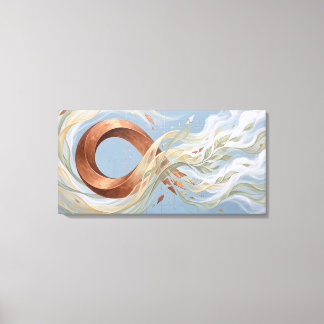 Kreislaufwirtschaft Abstrakte Kunst Nachhaltiges U Leinwanddruck