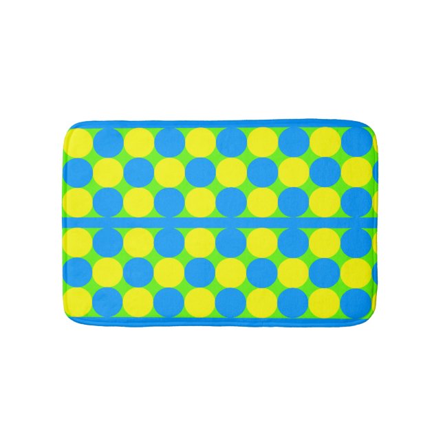 Kreismuster Badematte (Vorderseite)