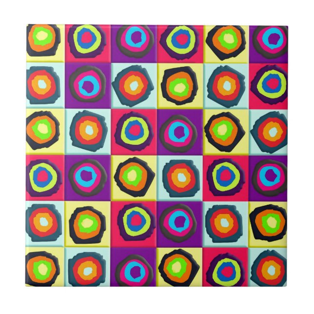 Kreismuster Fliese (Vorderseite)