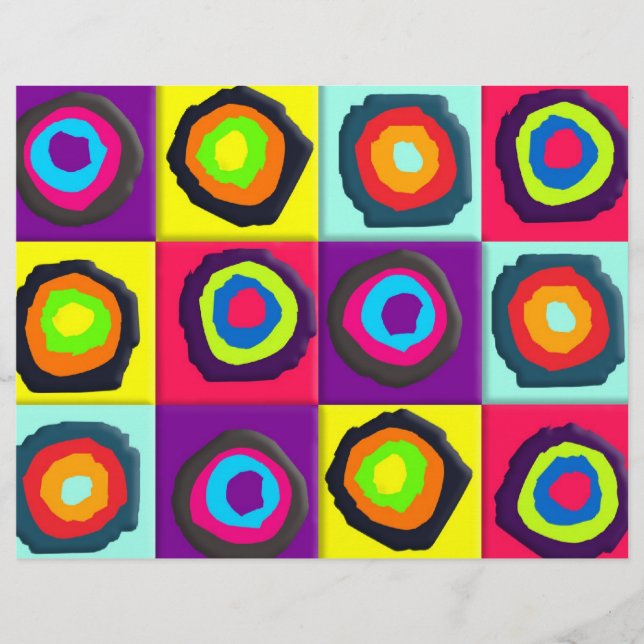 Kreismuster Flyer (Vorne)