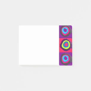 Kreismuster Post-it Klebezettel