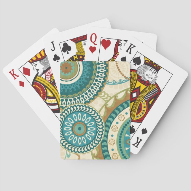 Kreismuster Spielkarten (Rückseite)