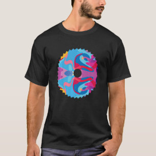 Kreissäge Kreissäge Farbige Grafik T-Shirt