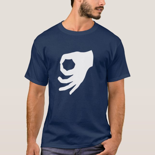 Kreisspielweiß T-Shirt (Vorderseite)