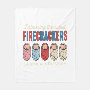 Kreißsaal-Feuerwerkskörper Süße Babypflege Desi Fleecedecke