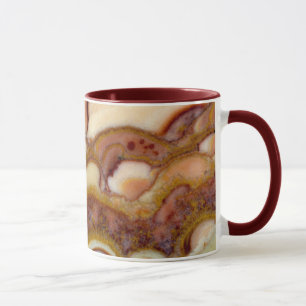 Kreisstruktur aus Onyxstein Tasse