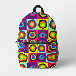 Kreisstruktur Bedruckter Rucksack