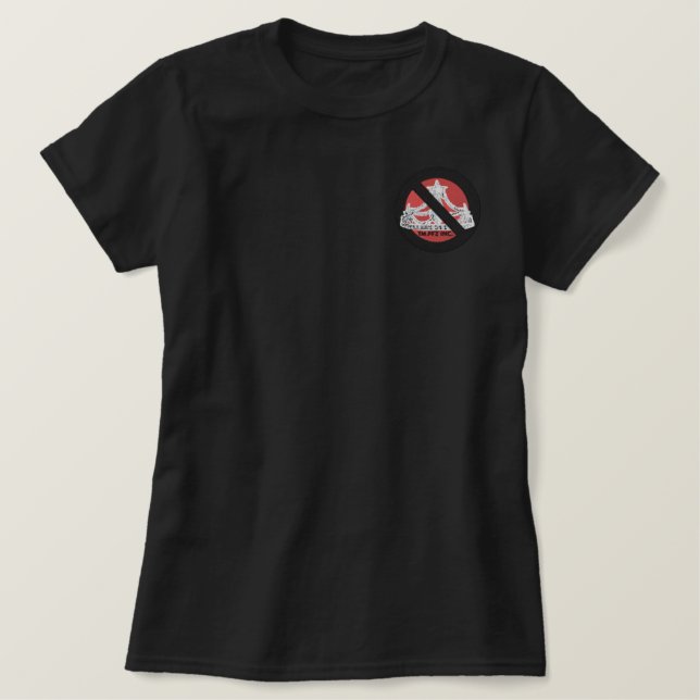 Kreissymbol Besticktes T-Shirt (Design vorne)