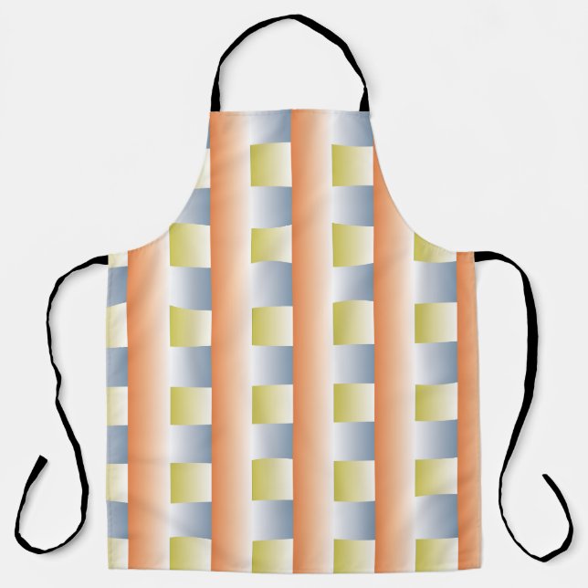 Krekel Fantasy-Gradient Wiederholmuster-Designer Schürze (Vorderseite)