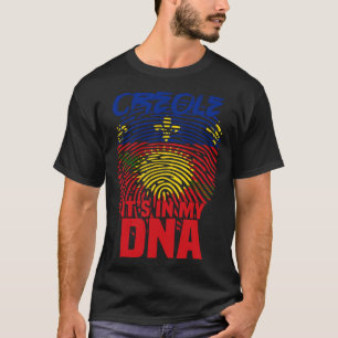 Kreolisch in meiner DNA Guadeloupe Afro Pride Guad T-Shirt