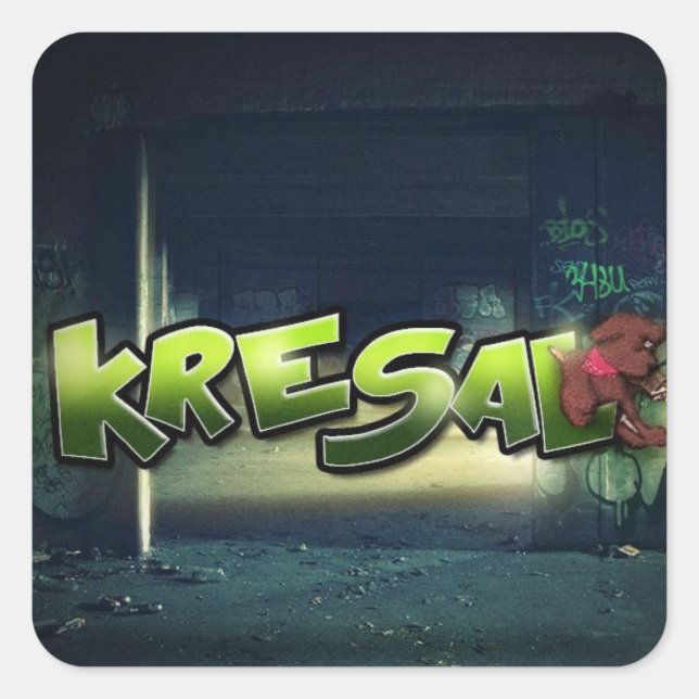 Kresal der Offizielle Mixtape-Aufkleber Quadratischer Aufkleber (Vorderseite)