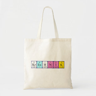 Kreshnik Periodentafel Tragetasche