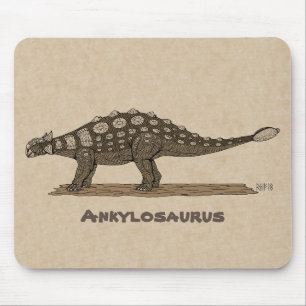 Kreta-Dinosaurier Ankylosaurus Mousepad