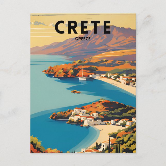 Kreta Griechenland Reisen Postkarte (Vorderseite)