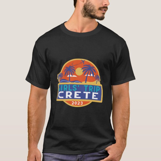 Kreta Trip 2023 Griechische Inseln Griechenland He T-Shirt (Vorderseite)